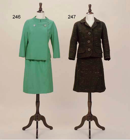 TWO SUITS, CHRISTIAN DIOR PARIS 1962
