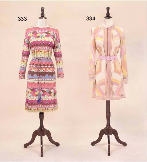 A PRINTED SILK JERSEY DRESS, EMILIO PUCCI