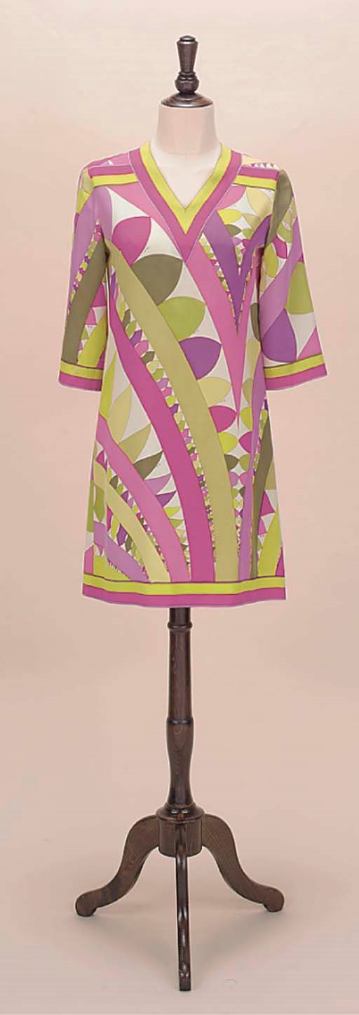 A PRINTED SILK JERSEY DRESS, EMILIO PUCCI