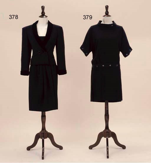 A BLACK COCKTAIL DRESS