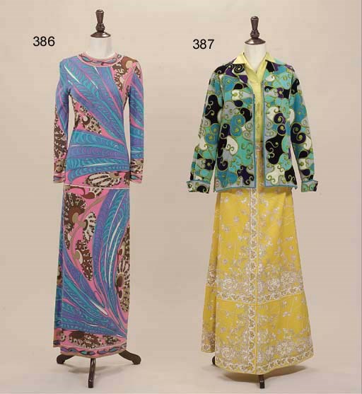 A SILK JERSEY MAXI DRESS, EMILIO PUCCI