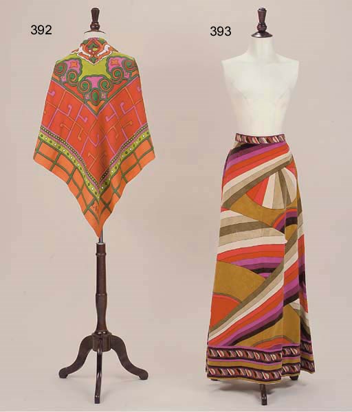 A PLUSH VELVET MAXI SKIRT, LEONARD
