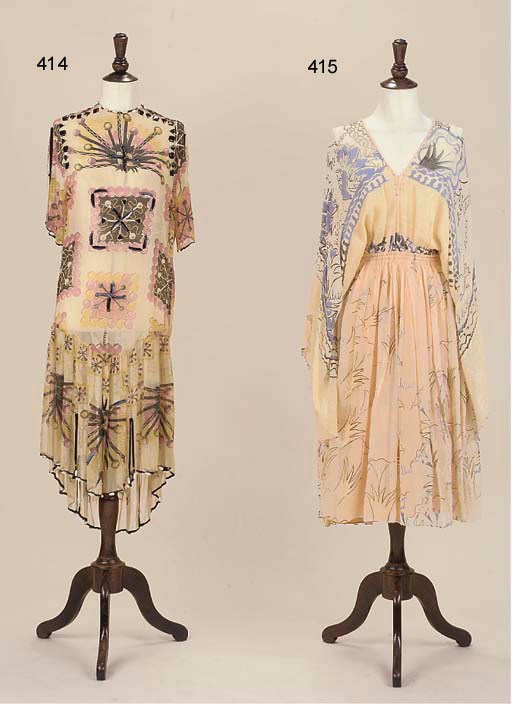 A CHIFFON DRESS, ZANDRA RHODES