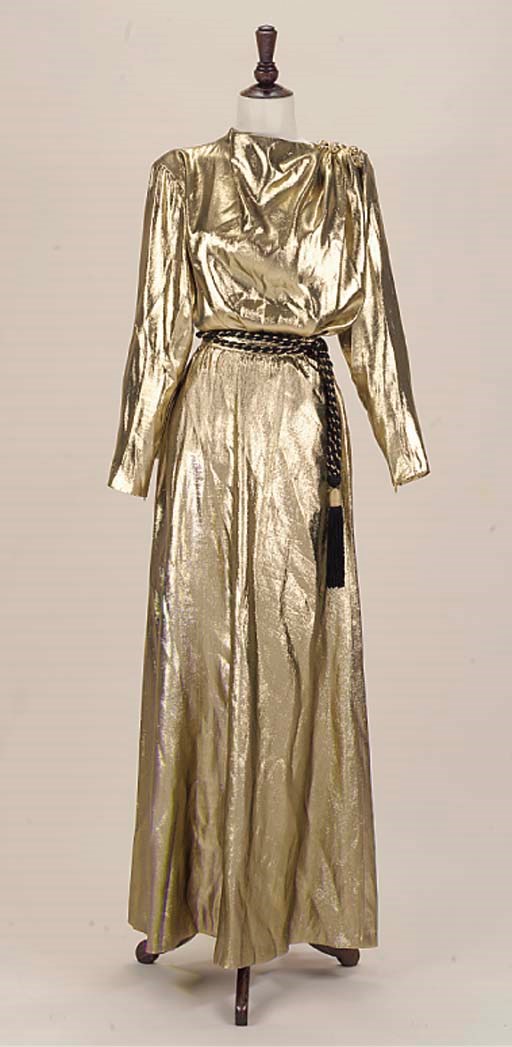 TWO EVENING ENSEMBLES BY YSL RIVE GAUCHE