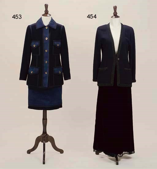 A DENIM AND BOUCLÉ ENSEMBLE, CHANEL
