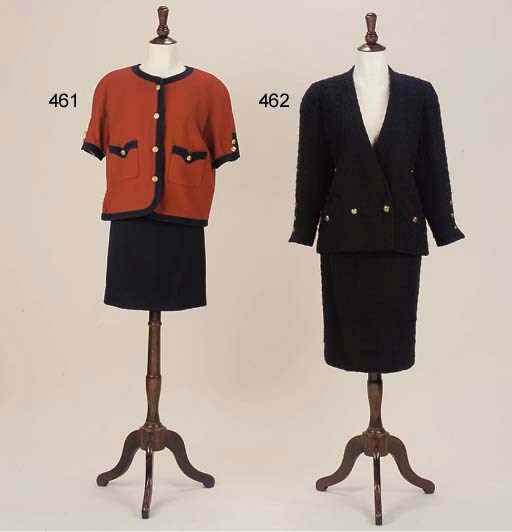TWO LADIES' SUITS, CHANEL BOUTIQUE