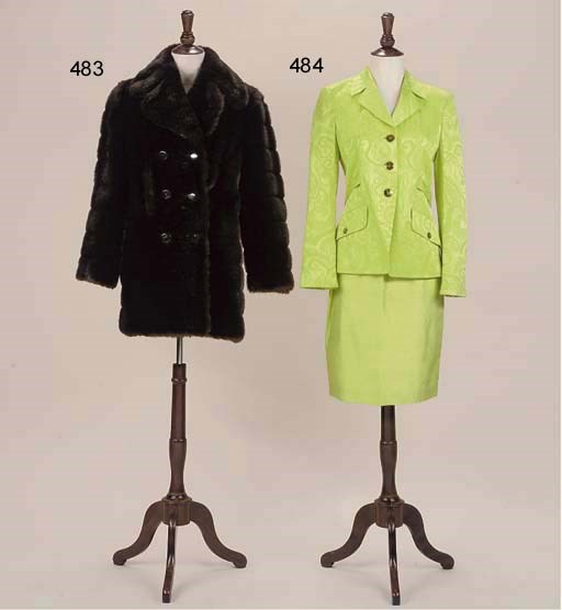 A FAUX FUR COAT, GUCCI