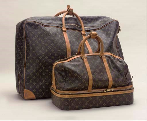 TWO SOFT TRAVEL BAGS, LOUIS VUITTON