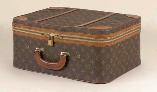 A SMALL SOFT-SIDED SUITCASE, LOUIS VUITTON