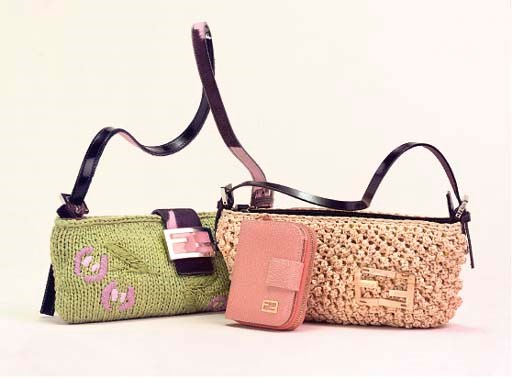TWO HANDBAGS AND A WALLET, FENDI