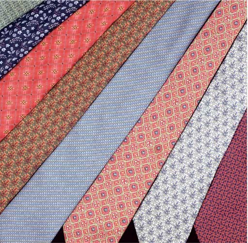 FIFTEEN HERMÈS TIES