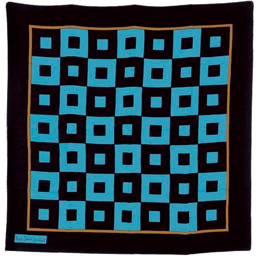 FIVE YSL SILK SCARVES