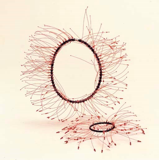 A NECKLACE AND BRACELET BY CHRIS LOCKYER