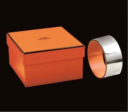 A WATCH AND BANGLE, HERMÉS
