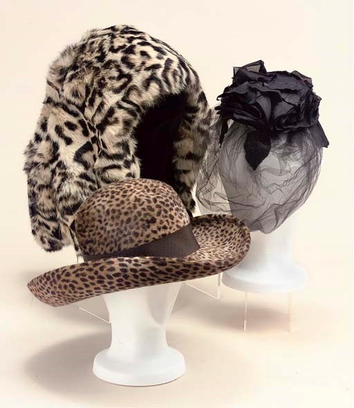 THREE HATS BY DIOR