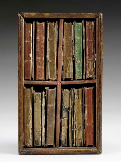 [MINIATURE LIBRARY].  Cabinet of Lilliput. Instructive Stories... [General title, individual titles listed below]. London: Printed for J. Harris, Successor to E. Newbery, 1802.