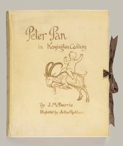 [RACKHAM, Arthur, illustrator]. BARRIE, James Matthew (1860-1937). Peter Pan in Kensington Gardens. London: Hodder & Stoughton, 1906.