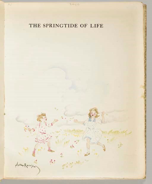 [RACKHAM, Arthur, illustrator]. SWINBURNE, Algernon Charles (1837-1909). The Springtide of Life. London: William Heinemann, 1918.