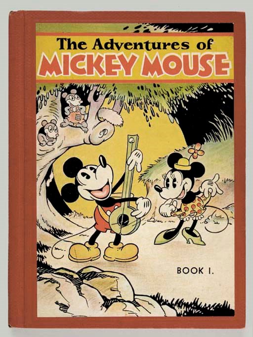 [DISNEY STUDIOS, Walt (1901-1966)]. The Adventures of Mickey Mouse. Book I. Philadelphia: David McKay, 1931.