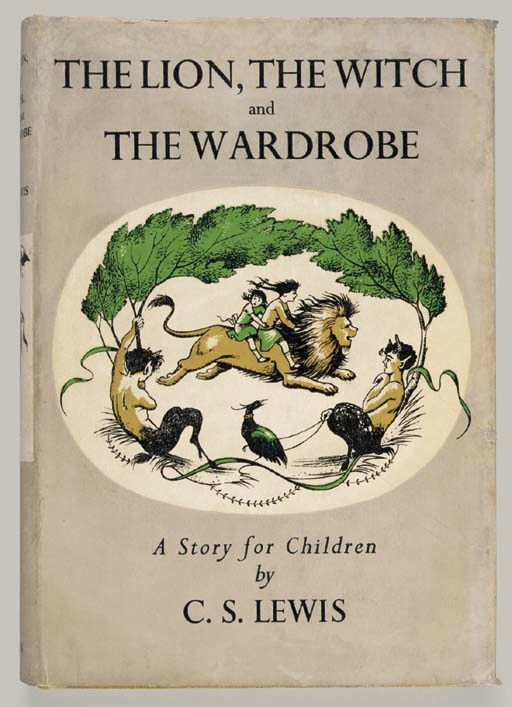 LEWIS, Clive Staples (1898-1963). The Lion, the Witch and the Wardrobe. London: Geoffrey Bles, 1950.
