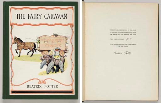POTTER, Beatrix. The Fairy Caravan. Philadelphia: David McKay Company, [1929].