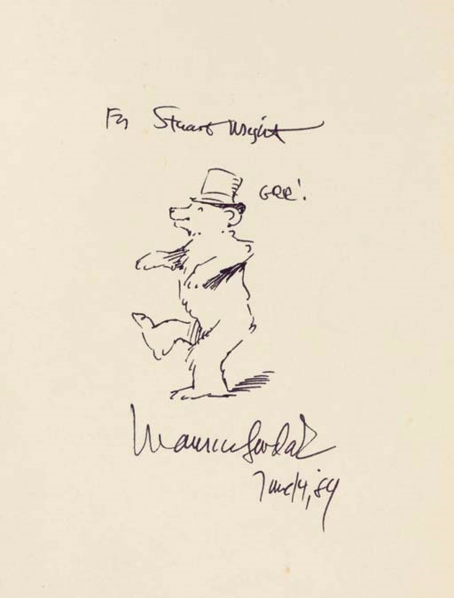 [SENDAK, Maurice, illustrator]. MINARIK, Else Holmelund.  A Kiss for Little Bear. New York: Harper & Row, 1968.