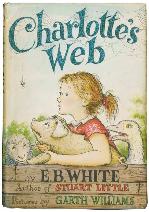 WHITE, E.B. Charlotte's Web. New York: Harper & Brothers, 1952.