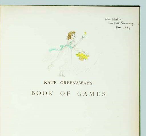 GREENAWAY, Kate.  Book of Games. London: George Rutledge & Sons, [1889].