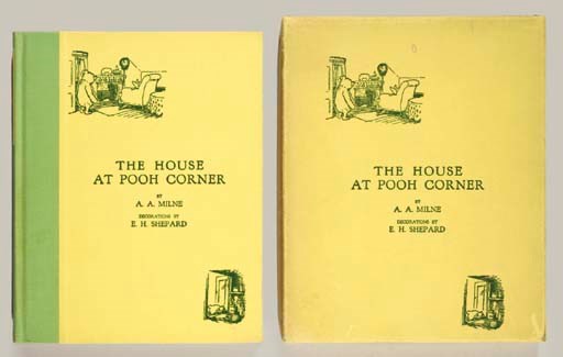 MILNE, Alan Alexander. The House at Pooh Corner. New York: E.P. Dutton, 1928.