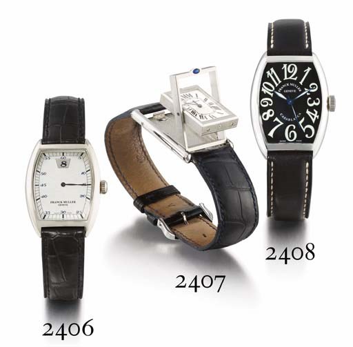 CARTIER. A LIMITED EDITION STAINLESS STEEL RECTANGULAR REVERSIBLE WRISTWATCH