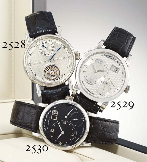 CHRONOSWISS. A FINE PLATINUM TOURBILLON WRISTWATCH WITH REGULATOR DIAL