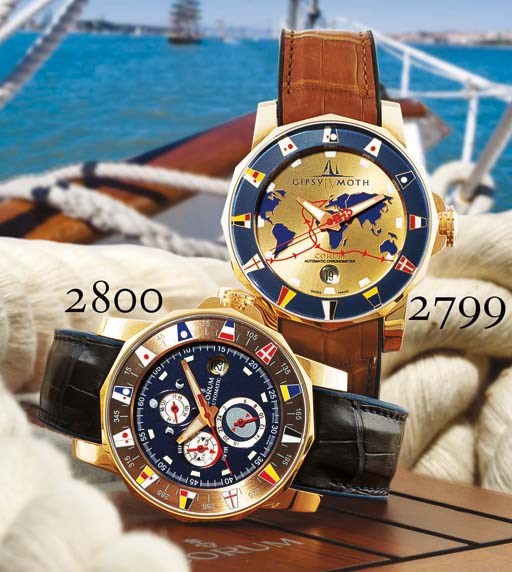 CORUM. A RARE LIMITED EDITION 18K PINK GOLD DODECAHEDRAL AUTOMATIC WRISTWATCH WITH CETNRE SECONDS AND DATE
