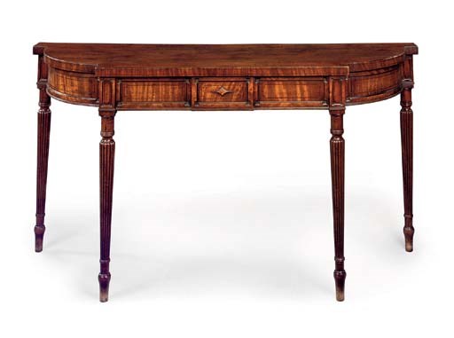 A REGENCY MAHOGANY SERVING-TABLE