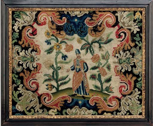 A GEORGE I NEEDLEWORK PANEL
