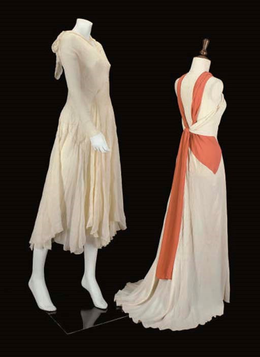 A GROUP OF EVENING GOWNS, 1930S