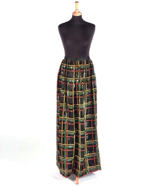 CHRISTIAN DIOR LONDON, AN EVENING SKIRT
