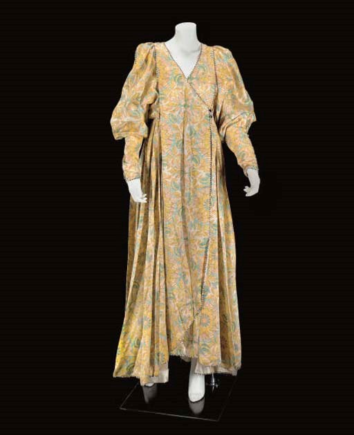 BILL GIBB, A FULL LENGTH GOWN, CIRCA 1970