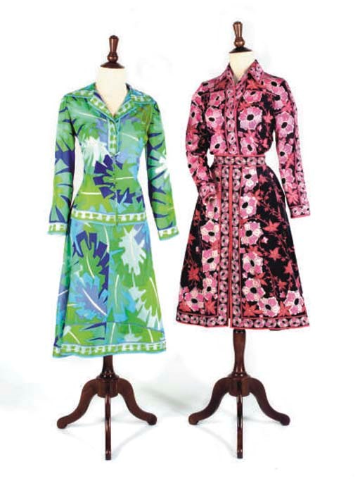 EMILIO PUCCI, TWO ENSEMBLES, 1970s