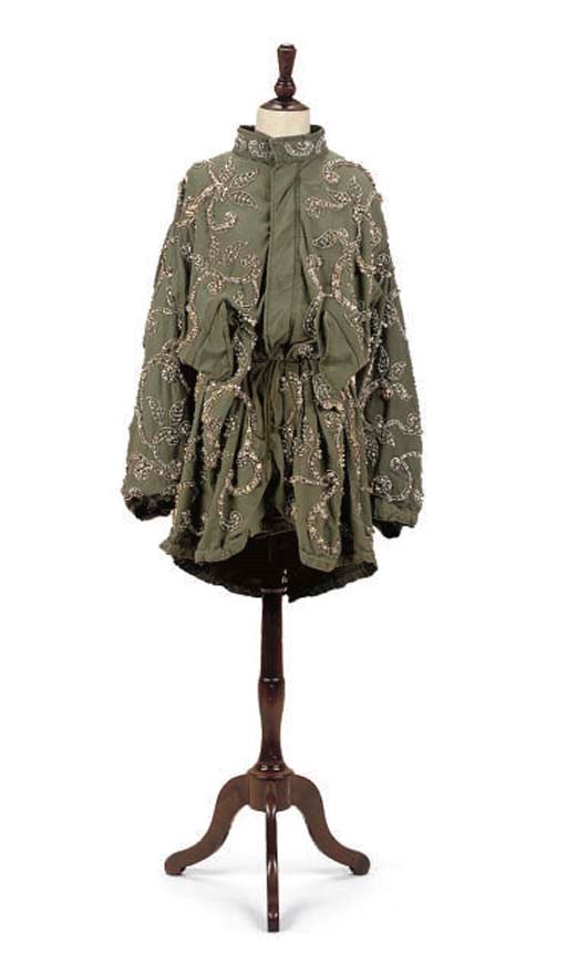 A CRYSTAL ENCRUSTED JACKET BY DOLCE & GABBANA