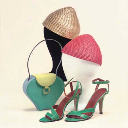 A COLLECTION OF ACCESSORIES INCLUDING YSL