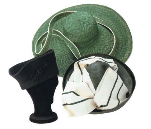 A COLLECTION OF LADIES' HATS