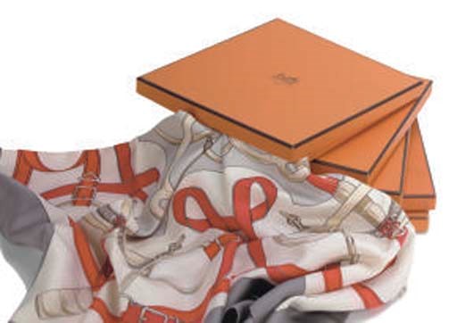 HERMÈS, FIVE SILK SCARVES
