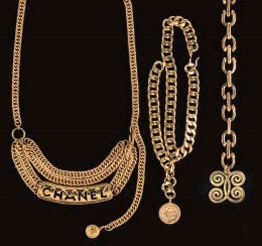 CHANEL: TWO BELTS AND A CHOKER