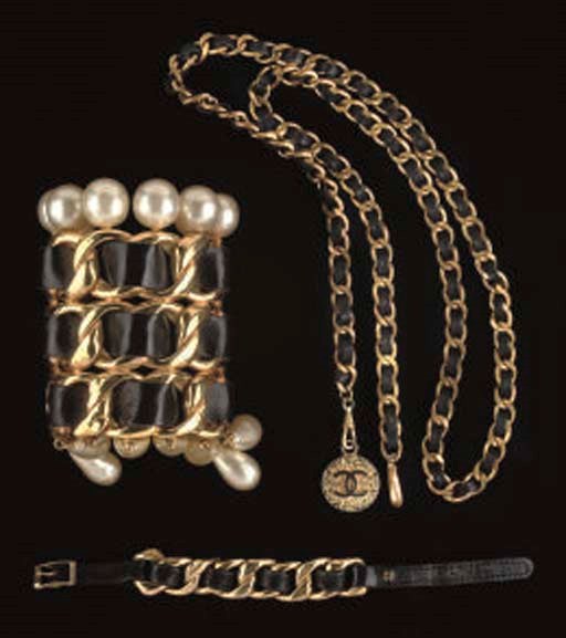 CHANEL: CUFF, COLLAR & BELT