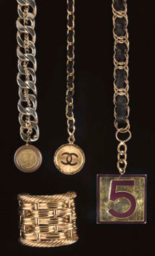 A COLLECTION OF JEWELLERY, CHANEL & LANVIN