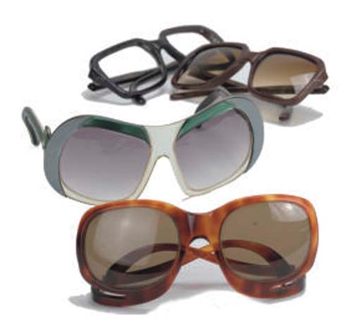 FOUR PAIR OF SUNGLASSES