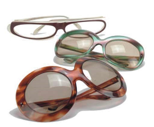 THREE PAIRS SUNGLASSES