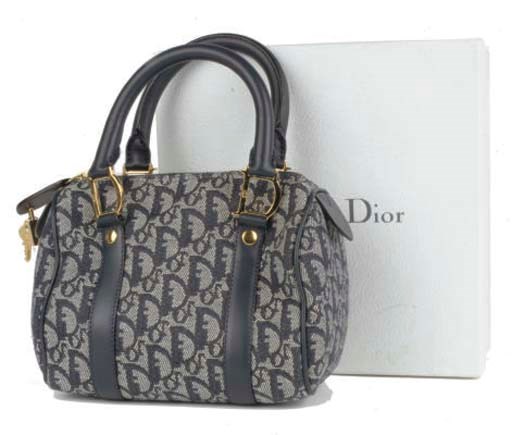 CHRISTIAN DIOR, A SMALL LOGO HANDBAG