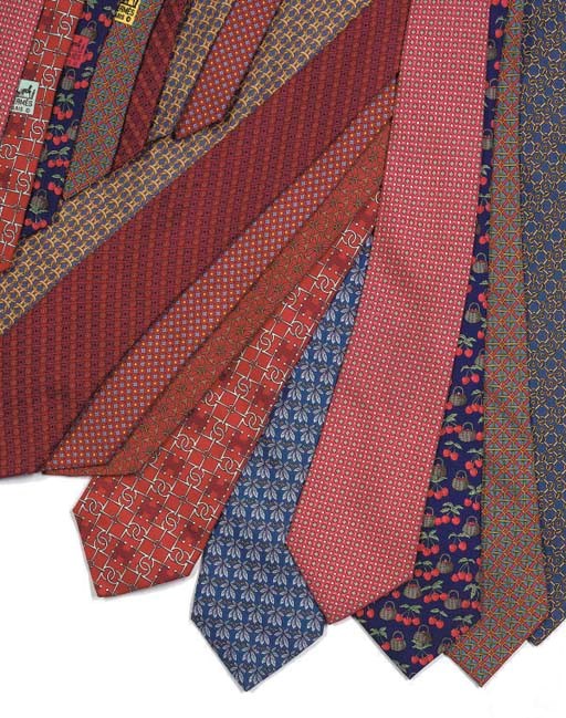 HERMÈS, A COLLECTION OF TIES