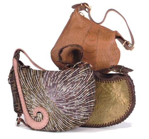 FENDI, THREE HANDBAGS